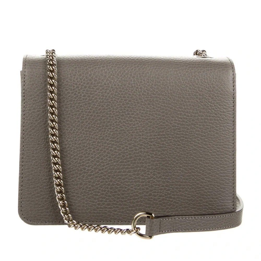NWT Interlocking GUCCI GREY BAG - Picture 3 of 9